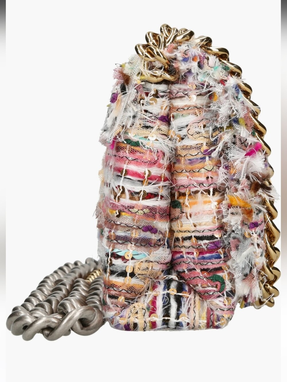 Kurt Geiger Tweed Sequin Crossbody Bag Nwot - Picture 4 of 12